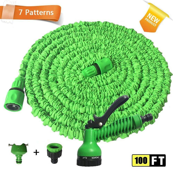 100 Ft Magic Garden Hose with 7 in 1 Spray Functions