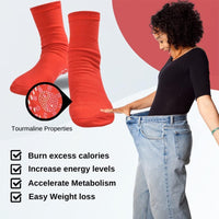 2 PC Tourmaline Slimming Health Sock, Tourmaline Slimming Health Sock, Afiz
