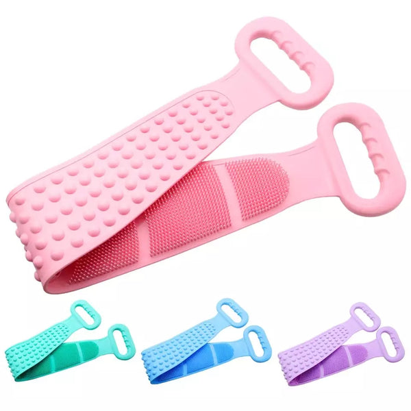 Silicone Bath Body Brush, Silicone Back Scrubber for Shower, Silicone Shower