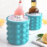 Ice Bucket Ice Cube Mold Silicone Ice Cube Maker Ice Cube Mold Tray Portable