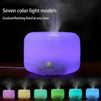 500ml Mini Portable Colorful LED Night Light Ultrasonic Air Humidifier USB