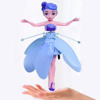 Flying Fairy Dolls for Girls Flying Doll Hand Control Helicopter Doll Dolls