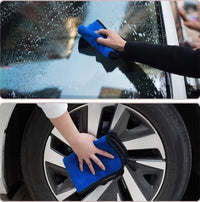 1pc Extra-Large Double-Sided Car Towel - Ultra-Thickened Absorbent