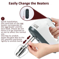 Electric 7 Speed Cake Beater, Hand Mixer 180w