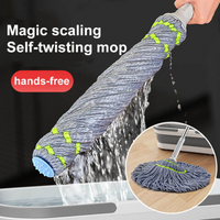 Easy-wring Hands-Free Mop - Kitchen, Bedroom & Living Room Floors | No Hand