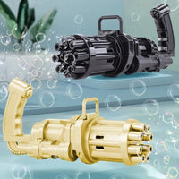 Children's Semi-Automatic Electric Bubble Machine Porous Gatling Machine