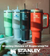 Stanley Stainless Steel Vacuum Tumbler with Straw - 1.18l | Leak-Proof |