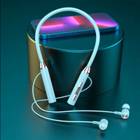 Magnetic Neckband Bluetooth Earphones Wireless TWS Sport Headphones with HD