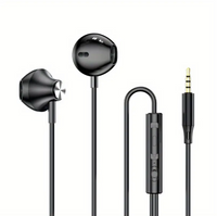 Hifi Wired In-Ear Headphones with Volume Control, USB Type C & 3.5mm