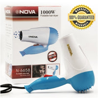 Nova 1000w Women's Professional Foldable Hair Dryer