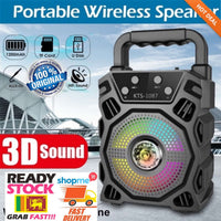 Bluetooth Rechargeable Speaker with FM Radio, TF Memory Card Reader and USB