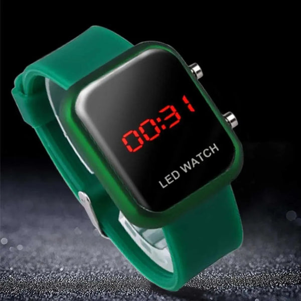 2025 Classic Square Women & Men LED Digital Watch Watch for Ladies & Gents