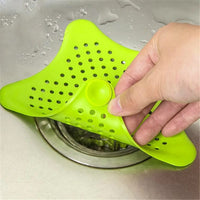 Anti Blocking Floor Drain Silicone Sewer Outfall Strainer Sink Filter Star