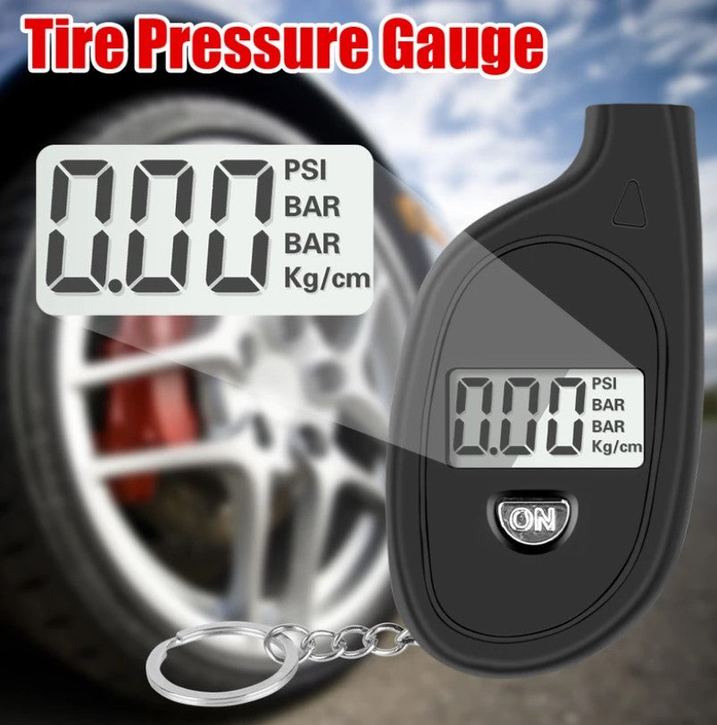 Mini Car Tire Tyre Wheel Air Pressure Gauge Tester Digital Mini Portable LCD
