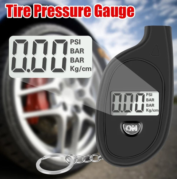 Mini Car Tire Tyre Wheel Air Pressure Gauge Tester Digital Mini Portable LCD