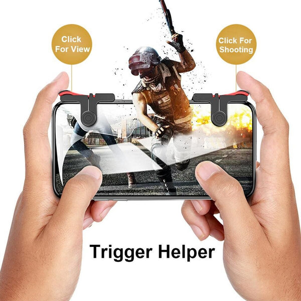 USAMS D9/R11 1 Pair Phone Game Trigger Mobile Game Fire Button Aim Key L1R1 Shoo0ter Controller For PUB.G