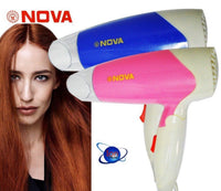 Foldable 1400w Hair Dryer - Professional Quality Nova Nv-1270 Branded