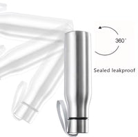 Stainless Steel Water Cup Outdoor Travel Water Bottle Metal Thermos Cup with