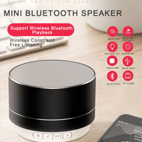 Mini A10 Bluetooth Speaker Big Sound LED Ultra Loud Stereo Speaker Mic