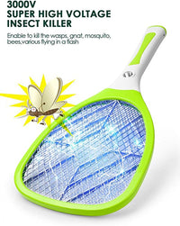 Gecko Dual-Use Electric Mosquito Racket Standing Fly Insect Swatter