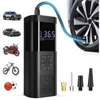 Portable Tire Inflator 150psi | Digital Display, LED Lighting, Triple Speed