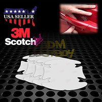 4pcs 3m Car Door Clear Adhesive Door Handle Paint Anti Scratch Protective