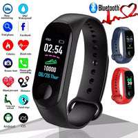 M3 Smart Watch Fitness Tracker with 0.96 Inch OLED Touch Scree Waterproof