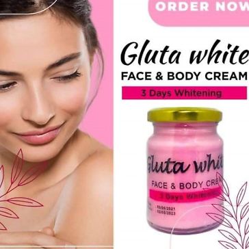 Gluta White Helps Fight Free Radicals Face and Body Cream 200ml