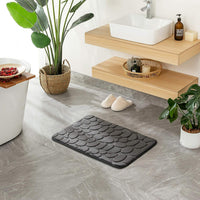 Bath Mats Non Slip Memory Foam Mat Bath Rug Bathroom Shower Mat Coral Fleece