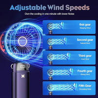 Portable USB Mini Fan- Handheld Cooling Fan Rechargeable Electric LED Fan