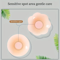 2pcs Reusable Silicone Nipple Covers, Seamless Invisible Self-Adhesive