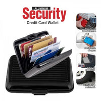 Secure Aluminum Wallet Infrared Blocker Card Holder 1 PC Atm Card Holder