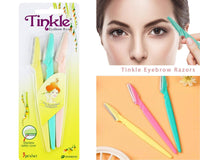 Tinkle - Eyebrow Razor / Eyebrow Shaping, Eyebrow Shaving Facial Care - 3 Pcs