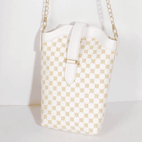 Spring Summer Female Plaid Polka Dot Embroidery Line Hand Bags Designer Lady