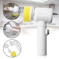 Electric Spin Scrubber Cleaning Brush Handheld Kitchen Bathroom Sink