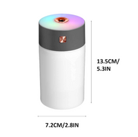 500ml Mini Portable Colorful LED Night Light Ultrasonic Air Humidifier USB