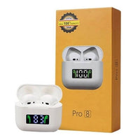 Tws Pro Wireless EarBuds with Charging Case Red & Blue Light Touch Sensor