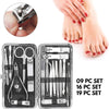 Nail Clipper 19 PC Silver Stainless Steel Nail Cutter Cutter Fingernail