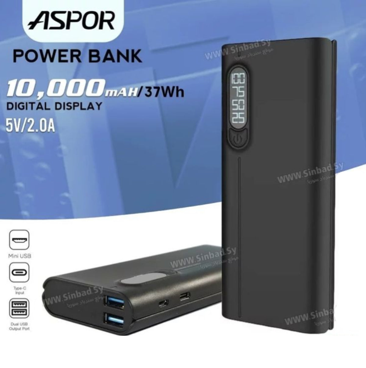 Baseus 15w Bipow 10kmAH / 10000mAh Digital Display Power Bank Pd3.0+qc3.0