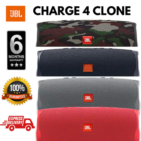 Bluetooth Speaker Charge 4 Clone with FM Radio Big Bass Speaker
