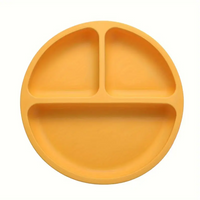 Cute Cartoon Silicone Suction Plate for Youngsters - Non-Slip, Easy Clean