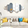 Mirror Wall Sticker Hexagon Decal Home - 12 Pcs Wall Art Fashion Mirror Wall