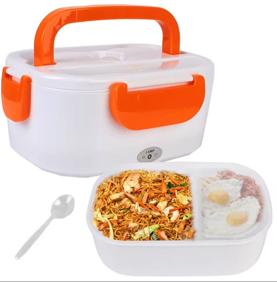 Heated Electric Lunch Box with Portable Food Warmer and Leakproof