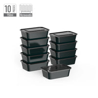 Rectangular Microwave Safe Plastic Food Container 750ml