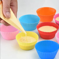 1 Pcs/4 Pcs Et Colored Silicone Small Cake Mold Circular Silicone Cake Mold