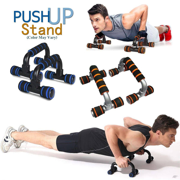 2x Handle Push Up Stands Pull Gym Bar Workout Training Exercise Home Fitness