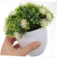 Modern Artificial Flower Potted Plants Decorative with Pot Garden Home