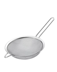 3-piece Stainless Steel Strainer Set - Fine Mesh, Multi-Sized, with Strong