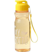 550ml Plastic Water Bottle Portable Sports Cup with Anti Drop Rope Outdoor