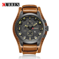 Curren 8225 Men's Luxury Leather Strap Date Wrist Watch